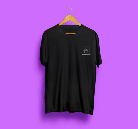 Black T-Shirt Logo Front